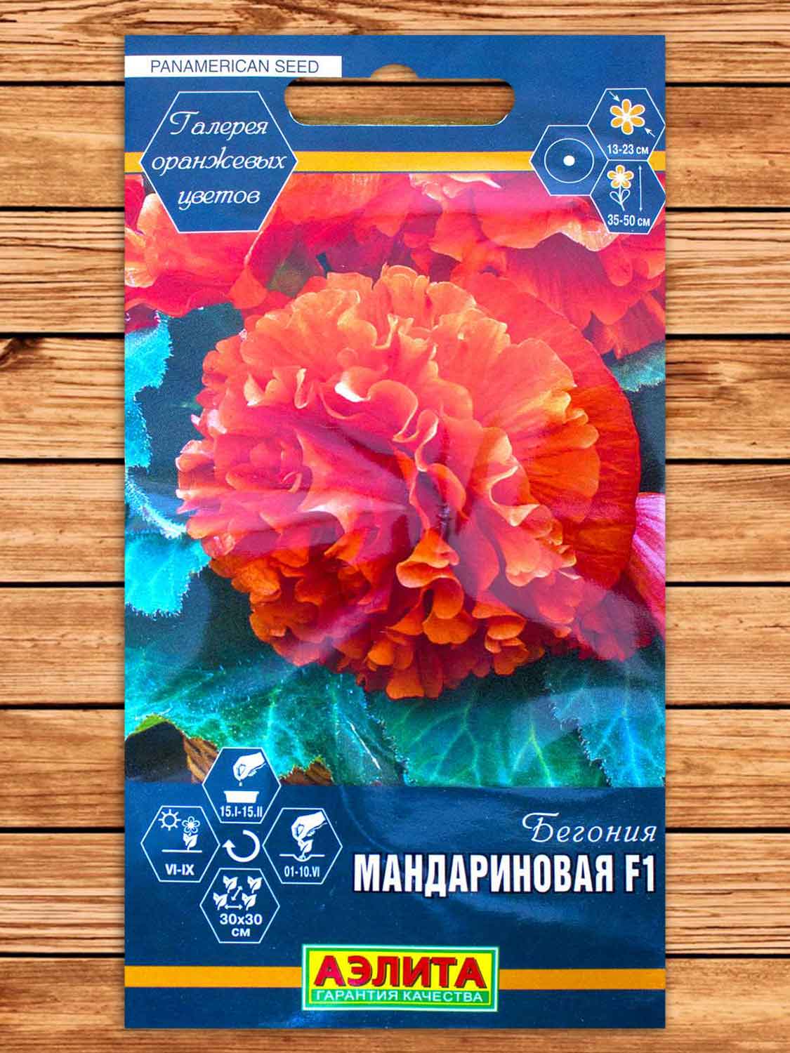 Бегония Мандариновая F1 5 шт. PanAmerican Seed